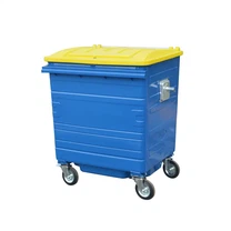 जस्तीकृत कचरा बाल्टी